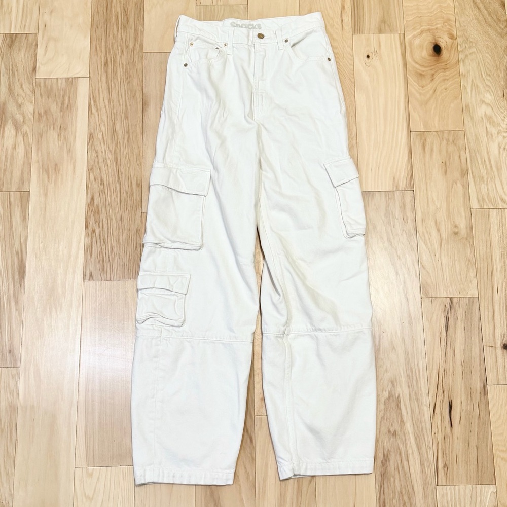 MOTHER Snacks! Women’s The Side Dish Cargo Skimp Denim Jeans